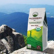 Peak Performance High Altitude Organic Coffee. No Pesticides, Fair Trade, GMO Free, And Beans Full Of Antioxidants... N11