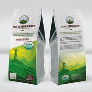 Peak Performance High Altitude Organic Coffee. No Pesticides, Fair Trade, GMO Free, And Beans Full Of Antioxidants... N12