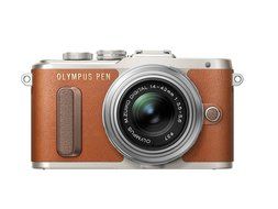Olympus PEN E-PL8 Black Body with 14-42mm IIR Black Lens