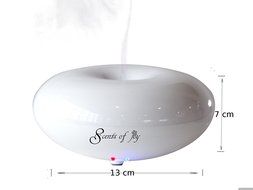 SoJ Ultrasonic Aromatherapy Diffuser (White), Elegant and Simple, Cool Mist Humidifier, Essential Oil Fragrance... N10