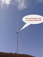 Sirio Antenna 827 (26.4 - 28.4 MHz) 5/8 Wave 3000W Tunable 10M &amp; CB Base Antenna