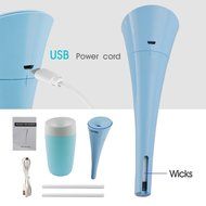 MAOZUA USB Mini Humidifier 40ML Humidifing Capacity Mist Humidifier Travel Size Air Purifier with Smart Switch... N16