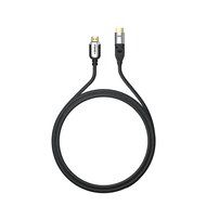 Pwr+ 100 Ft Max Length 4K HDMI Cable 2.0 with 90 Degree Adapter for PS3 PS4 Xbox 360 Apple-TV Laptop Projector... N3
