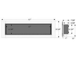 Ignis Ventless Bio Ethanol Fireplace Accalia N6