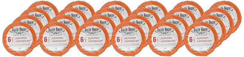 Barrie House Jammin Jamaican Flavored coffee Single Cup Capsule, 24 Count N3