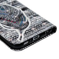 S6 Case,Samsung Galaxy S6 Case - Wallet 3D Effect Colorful Print Patterns Premuim PU Leather Soft TPU Inner Cover... N31