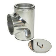 Shasta Vent 8A-T Shasta Vent 8" Tee with Cap all Fuel HT Chimney and Tee with Cap