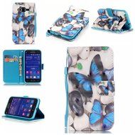 Samsung Galaxy Core Prime Case,Yaheeda [3D Colored Drawing] [Flip Fit] Premium PU Leather Card-Slots Cash-Slots... N9