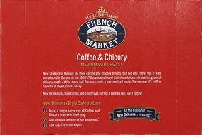 French Market Coffee Single Serve Cups, Medium-Dark Roast With Chicory, 12 count N7