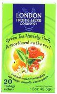 London Fruit &amp; Herb Company Green Tea, Variety Pack, 20 Count N9