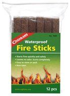 Coghlan's # 7940 12 Pack Waterproof Fire Starter Sticks - Quantity 10 Packages