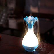 Lary intel Ultrasonic Home Aroma Humidifier Air Diffuser Purifier Atomizer (Blue) N11