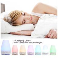 Kshioe&reg; 100ml Aromatherapy Essential Oil Diffuser Portable Ultrasonic Cool Mist Aroma Humidifier with Color LED...