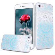 iPhone 7 Case, PHEZEN Henna Mandala Floral Design [Scratch Resistant] Clear TPU Bumper Case Soft Rubber Gel Silicone... N14