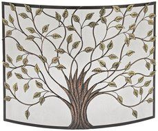 Deco 79 44543 Metal Fire Screen 39"W, 33"H -