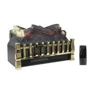 Duraflame DFI021ARU Electric Log Set Heater with Realistic Ember Bed, Antique Bronze N13