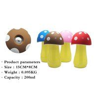 Fasthorse Mushroom Lamp Humidifier Portable USB Aromatherapy Aroma Diffuser for Office Home Travel (Pink) N22