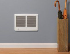 Cadet Com-Pak Twin Plus 16-1/4 in. x 12 in. 3,000-Watt 240 Volt Fan-Forced In-Wall Electric Heater Almond N3