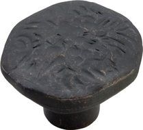 Hickory Hardware P2182-BI 1-1/2-Inch Gladstone Knob, Black Iron by Hickory Hardware