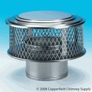 Chimney 13882 HomeSaver Guardian 7 in. California Mesh 304-Alloy Stainless Steel Chimney Cap