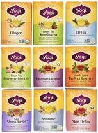 YOGI TEA,VAN SPICE,PRFCT ENRGY, 9 Pack of 16 BAG each