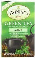 Twinings Green Tea, Mint, 20 Count Bagged Tea (6 Pack) N6