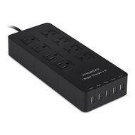 MoKo 8-Outlet 1250W Power Strip Surge Protector, with 5-Port USB Smart Charger 4.6ft Power Cord, for iPhone 7... N2