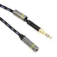 Audio AUX Extension Cable, iKross 6 Feet Braided Sleeve jacket 3.5mm Male To 3.5mm Female Extension Stereo Audio...