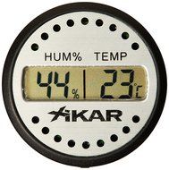 Xikar Round Digital Hygrometer