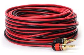 Aurum Cables 14 Gauge Speaker Wire with Pro Series Banana Plugs - 6 feet