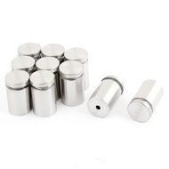 Gleader 10 Pcs 25mm x 40mm Stainless Steel Frameless Standoff Clamp for Glass