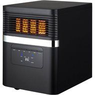 Quartz Infrared Cabinet Heater with Air Filter, Espresso