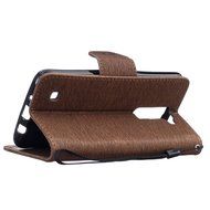 LG K7 Case, LG K7 Wallet Case,PHEZEN Cute Bear Don't Touch My Phone Design PU Leather Wallet Case Stand Flip Case... N9