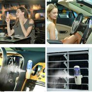 USB Ultrasonic Humidifier，Hopesooky Portable 40ml Cool Mist Aroma Essential Oil Diffuser for Car, Office and Home N2