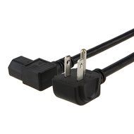 CableCreation 10 Feet 18 AWG Universal Power Cord for NEMA 5-15P Angle Type to IEC320 C13 Angle Type Cable, 3M...