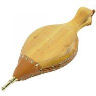 Woodeze Home Decorative Outdoor Fire Place Accessorie 20" Hand Carved Bellows with Cast Nozzle
