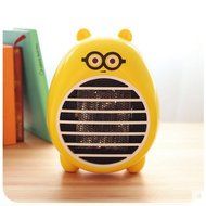 Safety Energy-saving Heater Mini Office Desktop Electric Fan Heater (blue) N3