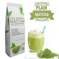Plain Matcha(16oz) &ndash;All-Natural &ndash; Certified USDA Organic &ndash; Premium Grade &ndash; &ndash; Ideal for Drinks and Culinary Delights