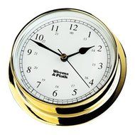 Weems &amp; Plath Endurance Collection 125 Quartz Clock (Brass)