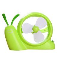 Desk Fan - YOKIRIN Mini USB Rechargeable Battery Fan Portable Table Fan Cooling Fan for Home and Office,Hiking...