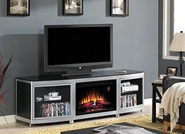 ClassicFlame Gotham Infrared Electric Fireplace Media Console in Black - 26MM9313-D974