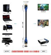 FARSTRIDER&reg; HDMI 2.0 Cable 33 Feet (10 Meters) Ultra High Speed, Support 1080P, 4k, 3D, CL3 Rated, Ethernet and...