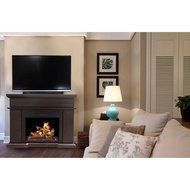 Dark Chololate Decor Flame Yellowstone 46" Mantle Media Fireplace For Up To 55" TV N2