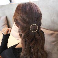 Yaheeda 4pcs Women Hair Clip Clamps Accessories,Barrette Gold Silver Metal Hair Clip Headband N2