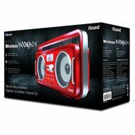 iSound BT-4000 Wireless Boombox (red) N3