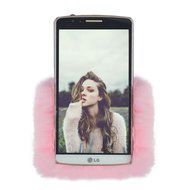 Spritech(TM) Bling Phone Case For LG G3 mini,3D Handmade Purple Crystal Silver Flower Pendant Accessary Design... N41