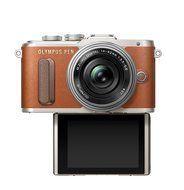 Olympus PEN E-PL8 Black Body with 14-42mm IIR Black Lens N2