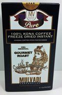 100% Kona Coffee Freeze Dried Instant (12 Individual 1.7g Stick Packs) N4