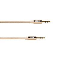 Nicer&reg; 6.6 Ft Premium Nylon Audio Cable / Aux Cord ,3.5mm Auxiliary Aux Cable for Car Stereo, Apple iphone, ipad... N4