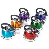 Kitchenworks Whistling Tea Kettle in Metallic Blue